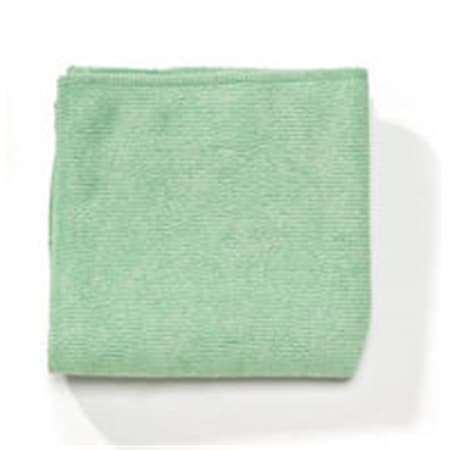 Eat-In Rubbermaid Commercial Products RC  Microfiber Cleaning Cloths- Green EA3488656